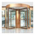Stable quality 4 wing glass S/S automatic revolving door with sensor for hotel project